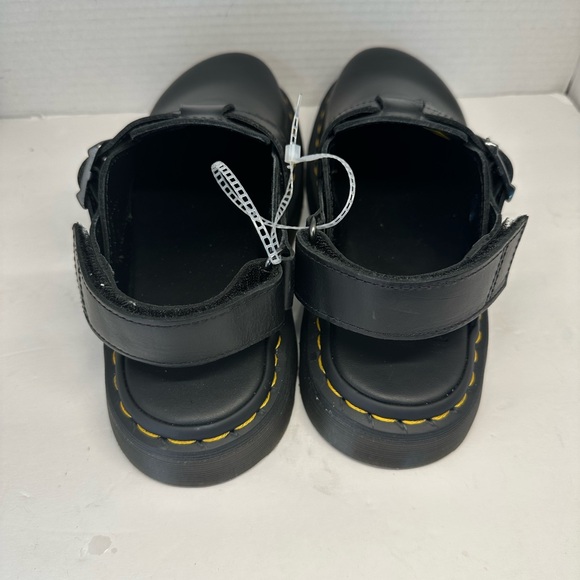 Dr. Martens Black Leather Buckle Mules Women’s Size 8 NWOT - Picture 5 of 7